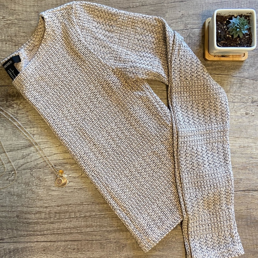 Forever 21 sweater crop top